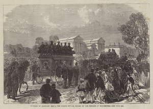 Funeral del Sargento Brett, el Oficial de Policía asesinado por los Fenianos en Manchester de Sir John Charles Robinson